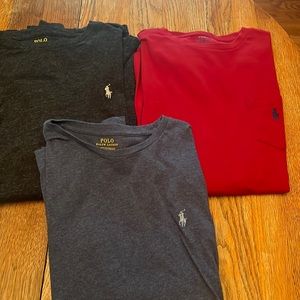 3 RL Polo long sleeve tshirts